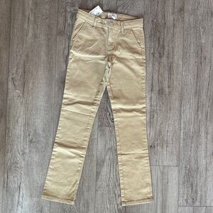 NWTs *Place* Tan Khaki Straight-Leg Pants Girls 10